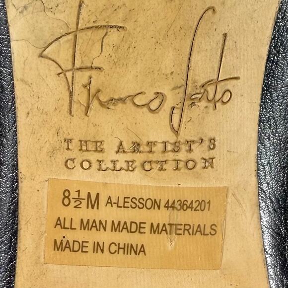 Franco Sarto Artist's Collection Knee High Heeled Boots Womens 8.5M Brown - Picture 2 of 13